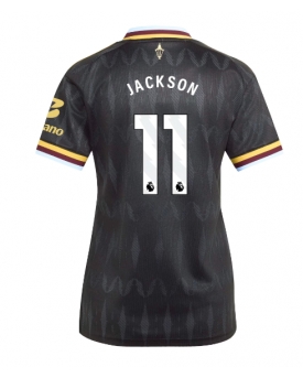 Aston Villa Nicolas Jackson #11 Maglia Gara Trasferta Repliche 2026-27 Donna Maniche Corte
